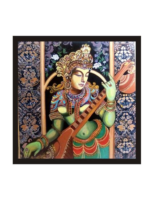 wall decal art prints on mdf board for decor (12x12 inches) unframed & without glass - 18521000 - Very Small Image - 1