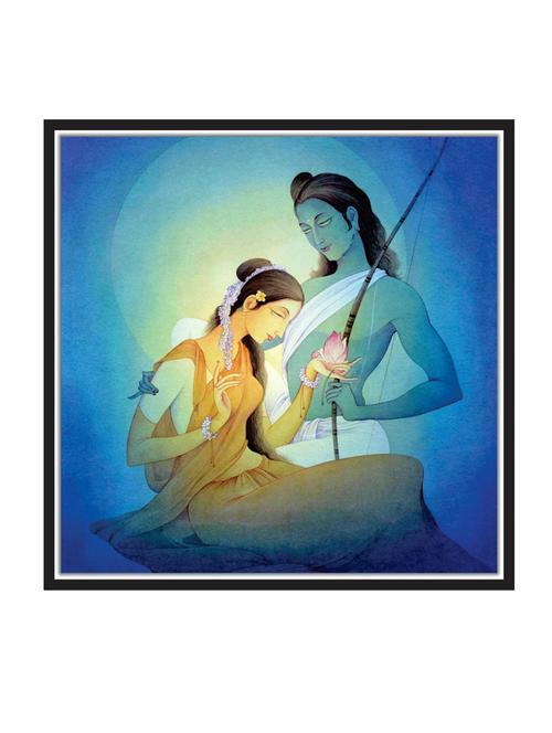 wall decal art prints on mdf board for decor (12x12 inches) unframed & without glass - 18521064 - Very Small Image - 1