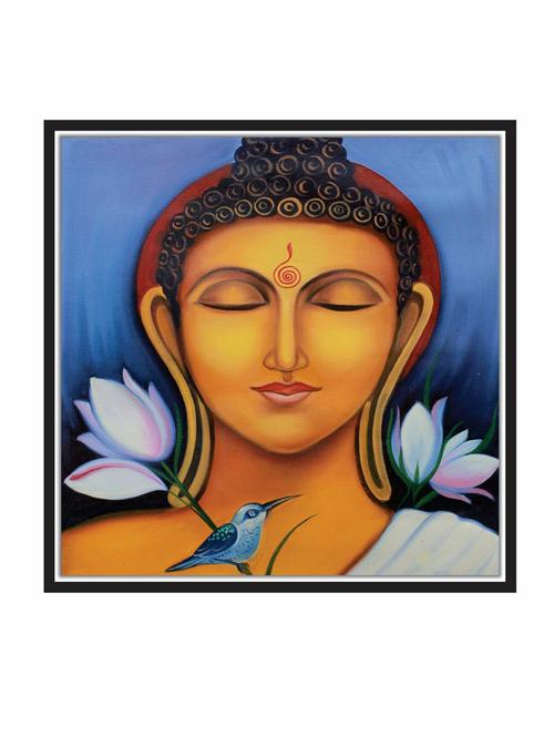 buddha wall decal art print - 18521114 - Very Small Image - 1