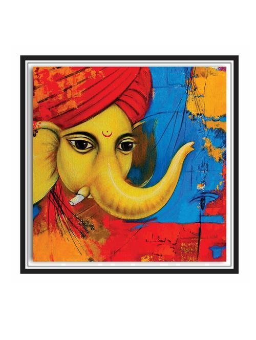 lord ganesh wall decal art print on mdf - 18521116 - Very Small Image - 1