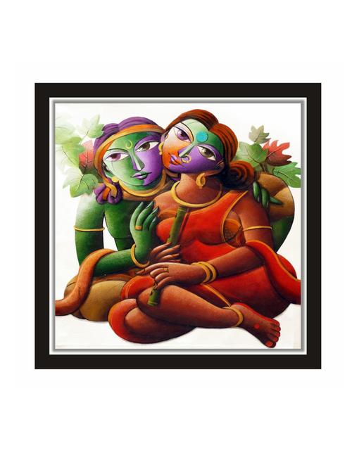 wall decal art prints on mdf board for decor (12x12 inches) unframed & without glass - 18521333 - Very Small Image - 1