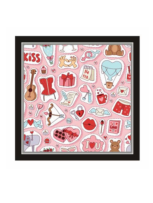 wall decal art prints on mdf board for decor (12x12 inches) unframed & without glass - 18521449 - Very Small Image - 1
