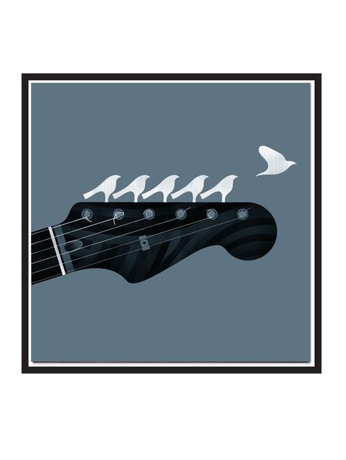 wall decal art prints on mdf board for decor (12x12 inches) unframed & without glass - 18521938 - Very Small Image - 1