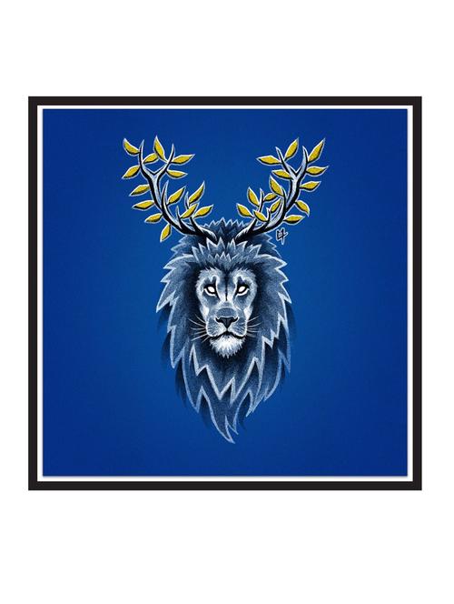wall decal art prints on mdf board for decor (12x12 inches) unframed & without glass - 18522062 - Very Small Image - 1