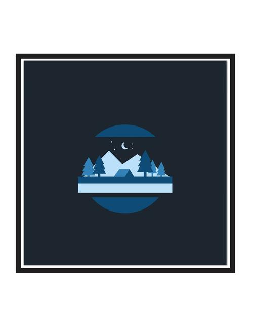 wall decal art prints on mdf board for decor (12x12 inches) unframed & without glass - 18522134 - Very Small Image - 1