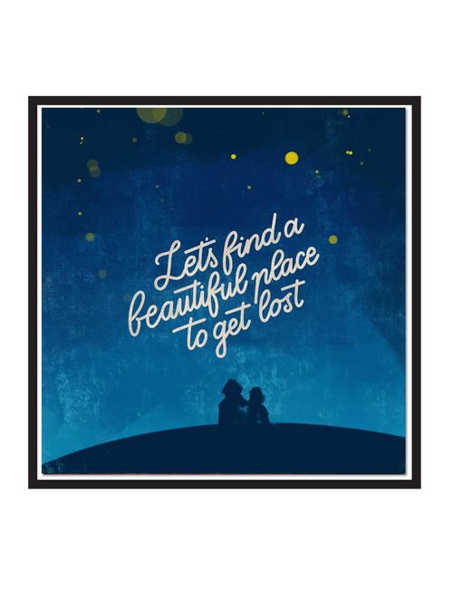 wall decal art prints on mdf board for decor (12x12 inches) unframed & without glass - 18522176 - Very Small Image - 1