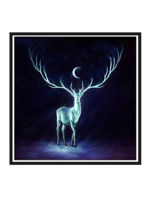 wall decal art prints on mdf board for decor (12x12 inches) unframed & without glass - 18522201 - Very Small Image - 1
