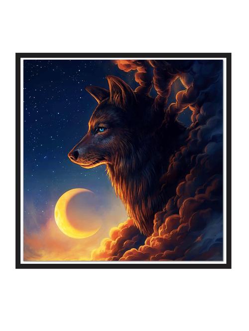 wall decal art prints on mdf board for decor (12x12 inches) unframed & without glass - 18522202 - Very Small Image - 1