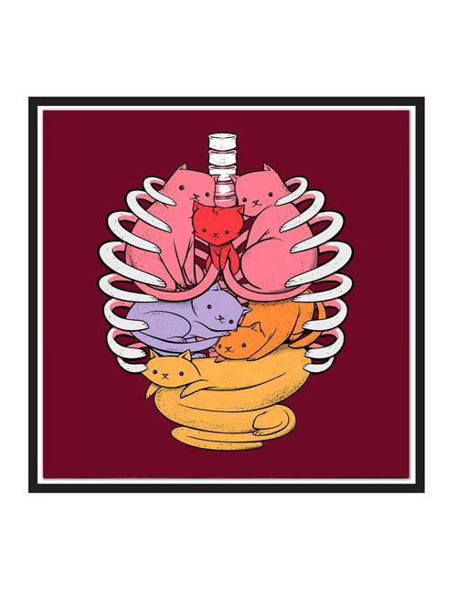 anatomicat paper poster / sticker paper print (12 inch x 12 inch, rolled) - 18522670 - Very Small Image - 1