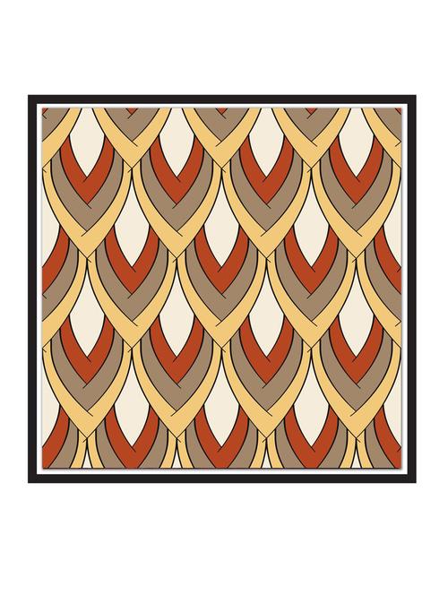 art-deco-golden-feathers paper poster / sticker paper print (12 inch x 12 inch, rolled) - 18522671 - Very Small Image - 1
