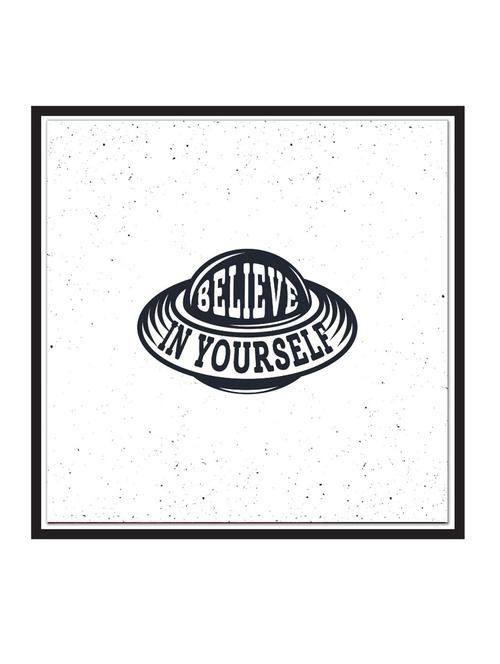 believe-in-yourself paper poster / sticker paper print (12 inch x 12 inch, rolled) - 18522680 - Very Small Image - 1