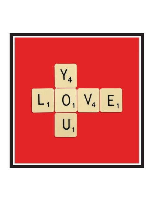 love-you paper poster / sticker paper print (12 inch x 12 inch, rolled) - 18522738 - Very Small Image - 1