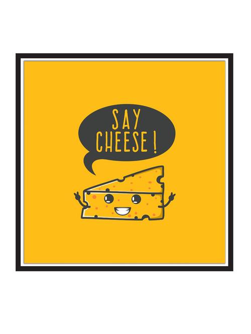 say-cheese paper poster / sticker paper print (12 inch x 12 inch, rolled) - 18522754 - Very Small Image - 1