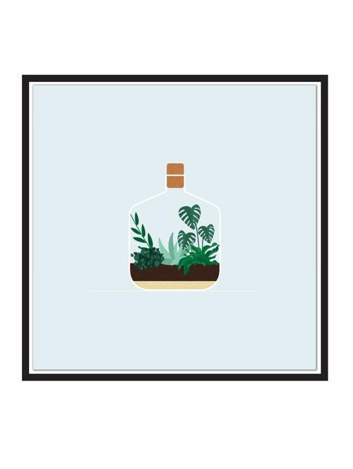 terrarium paper poster / sticker paper print (12 inch x 12 inch, rolled) - 18522767 - Very Small Image - 1