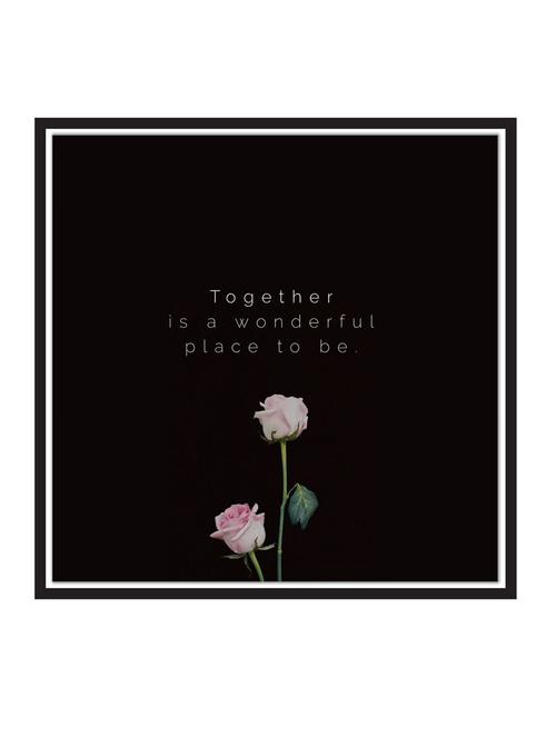 together paper poster / sticker paper print (12 inch x 12 inch, rolled) - 18522769 - Very Small Image - 1