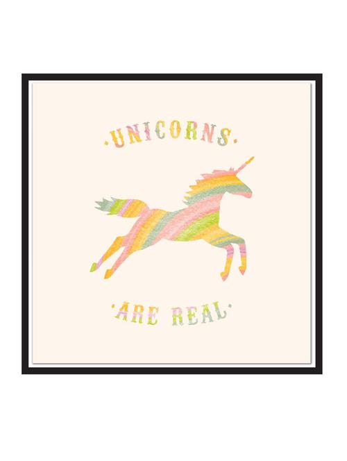 unicorn-are-real paper poster / sticker paper print (12 inch x 12 inch, rolled) - 18522773 - Very Small Image - 1