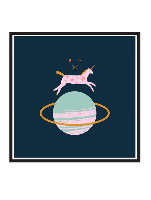 unicorn-from-saturn paper poster / sticker paper print (12 inch x 12 inch, rolled) - 18522775 - Very Small Image - 1