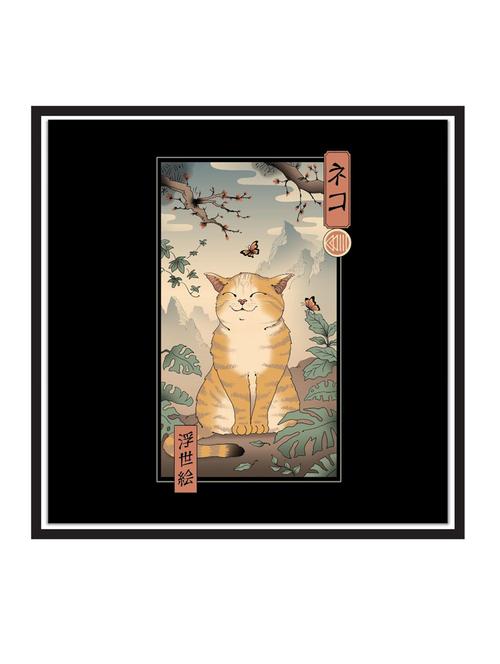 edo-cat paper poster / sticker paper print (12 inch x 12 inch, rolled) - 18522809 - Very Small Image - 1
