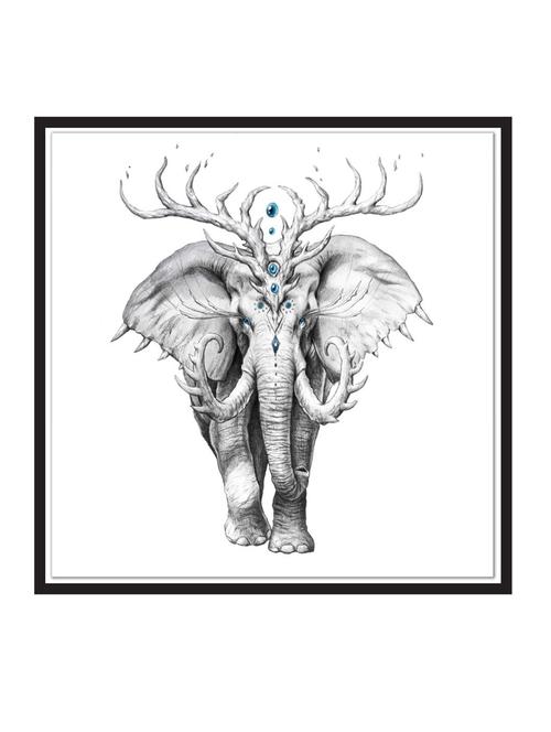 elephant-soul paper poster / sticker paper print (12 inch x 12 inch, rolled) - 18522812 - Very Small Image - 1