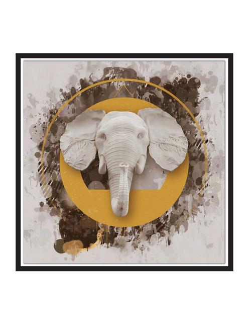 elephant paper poster / sticker paper print (12 inch x 12 inch, rolled) - 18522813 - Very Small Image - 1