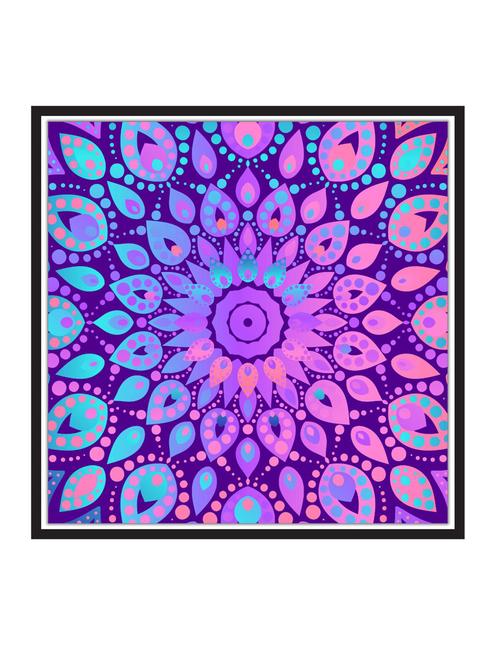 bright-mandala paper poster / sticker paper print (12 inch x 12 inch, rolled) - 18522824 - Very Small Image - 1