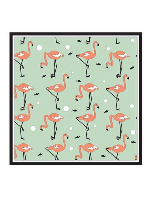 flamingo paper poster / sticker paper print (12 inch x 12 inch, rolled) - 18522833 - Very Small Image - 1
