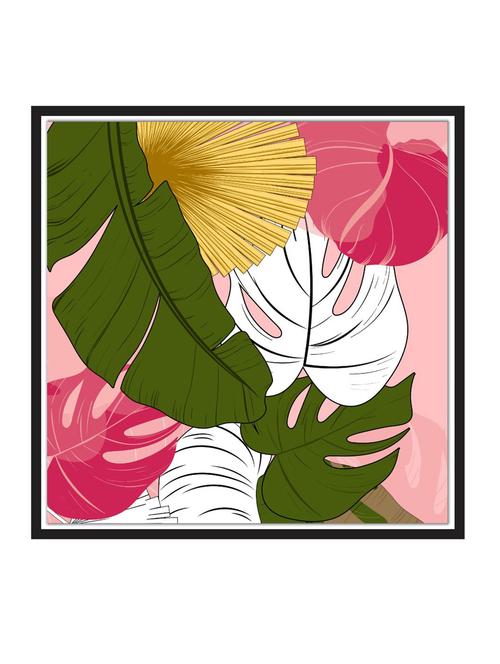 hawaiian-tropical-vibe-i-llustration paper poster / sticker paper print (12 inch x 12 inch, rolled) - 18522850 - Very Small Image - 1