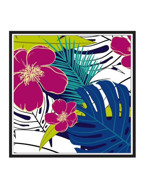 hawaiian-tropical-vibe-i-llustration-1 paper poster / sticker paper print (12 inch x 12 inch, rolled) - 18522851 - Very Small Image - 1