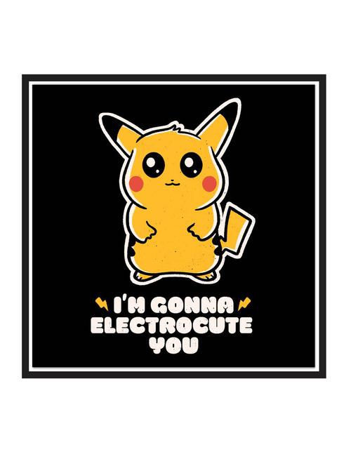 i-m-gonna-electrocute-you paper poster / sticker paper print (12 inch x 12 inch, rolled) - 18522871 - Very Small Image - 1