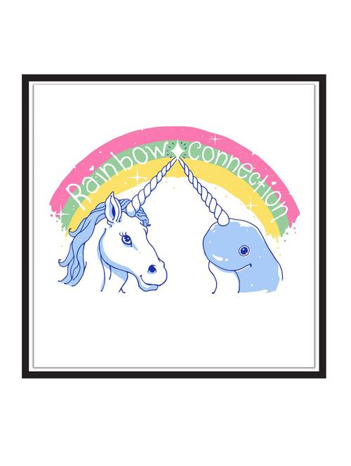 rainbow-connection paper poster / sticker paper print (12 inch x 12 inch, rolled) - 18522908 - Very Small Image - 1