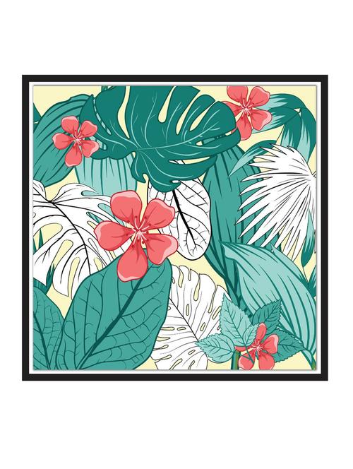 hawaiian-tropical-vibe-i-llustration-3 paper poster / sticker paper print (12 inch x 12 inch, rolled) - 18522987 - Very Small Image - 1