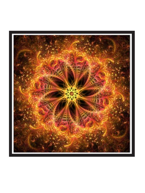 orange-sunshine paper poster / sticker paper print (12 inch x 12 inch, rolled) - 18523028 - Very Small Image - 1