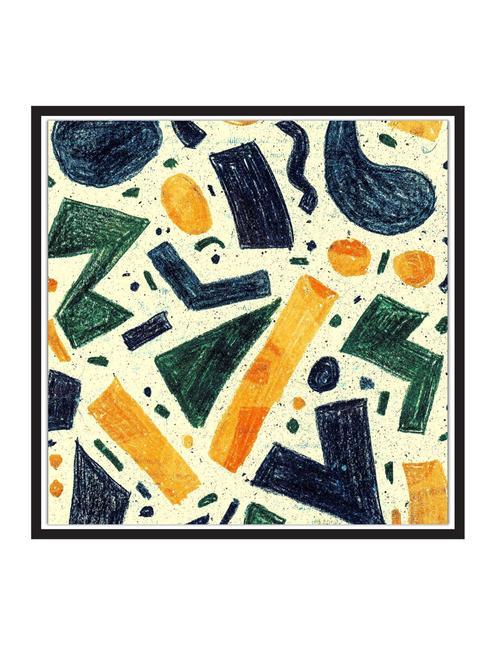 pattern-number paper poster / sticker paper print (12 inch x 12 inch, rolled) - 18523040 - Very Small Image - 1
