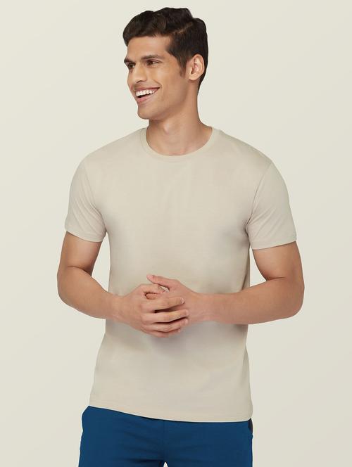 off white solid t-shirt - 18523844 - Very Small Image - 1