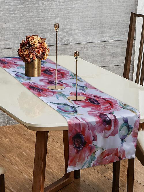 floral pattern multicolor cotton 71x15 inches table runner - 18523911 - Very Small Image - 1