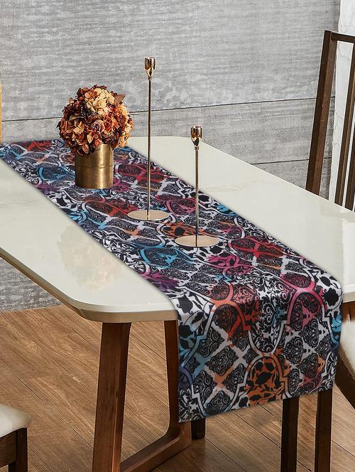 abstract pattern multicolor cotton 71x15 inches table runner - 18523912 - Very Small Image - 1