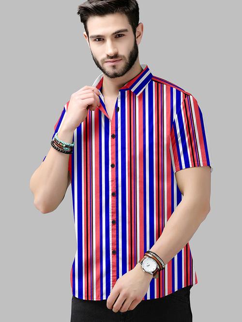 multi colored printed casual shirt - 18524434 - Very Small Image - 1