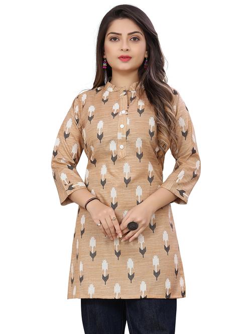 ikat print straight kurta - 18524440 - Very Small Image - 1