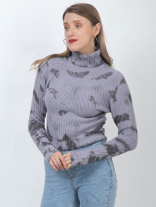 turtle neck tie and dye pullover - 18524793 - Very Small Image - 1
