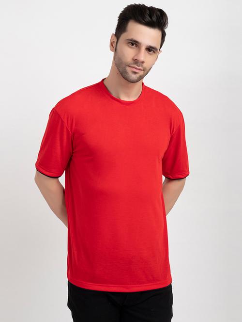 round neck solid t-shirt - 18525242 - Very Small Image - 1
