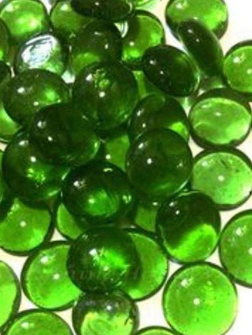 stone glossy finish decorative shiny glass pebbles - 18526609 - Very Small Image - 1