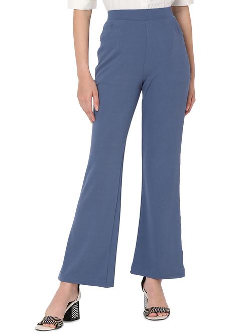 high waist solid bootcut trouser - 18526991 - Very Small Image - 1