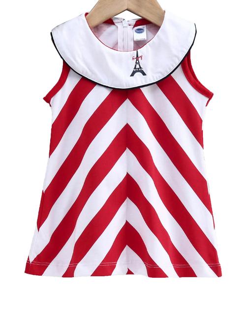 girls striped frock - 18528302 - Very Small Image - 1