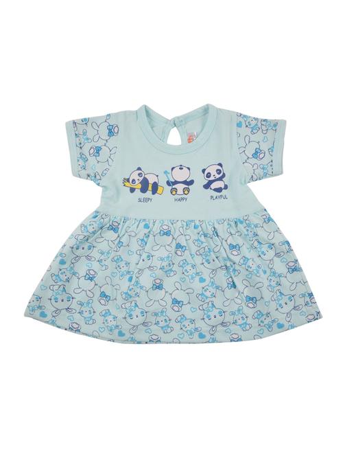 girls printed frock - 18528345 - Very Small Image - 1