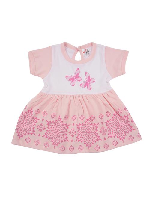 girls printed frock - 18528361 - Very Small Image - 1