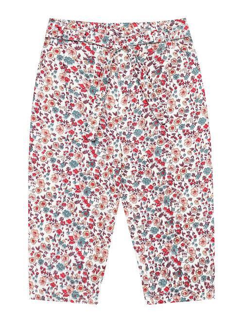 girls mid rise floral trouser - 18528406 - Very Small Image - 1