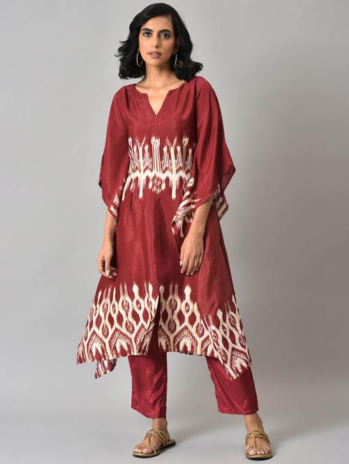 ikat print kaftan pant set - 18528474 - Very Small Image - 1