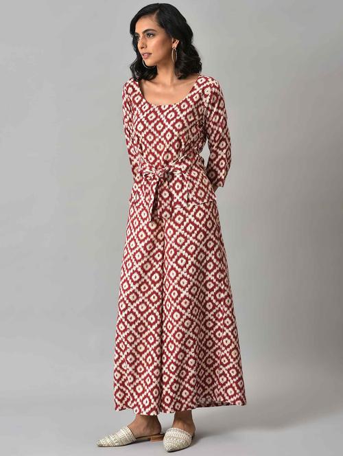 ikat printed top pant set - 18528491 - Very Small Image - 1