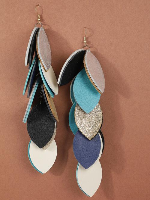 blue rubber drop earring - 18528545 - Very Small Image - 1