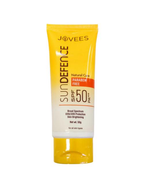 jovees sun defence cream spf 50 pa +++ (50g) pack of 2 - 18528882 - Very Small Image - 1